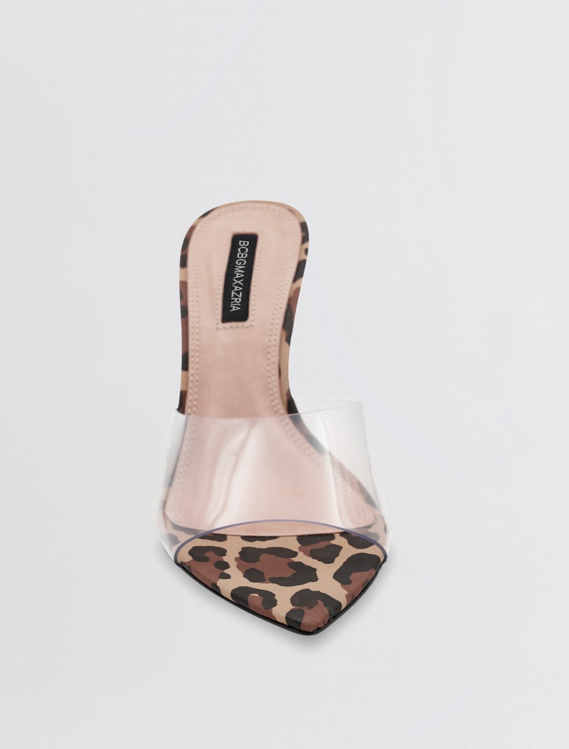 BCBGMAXAZRIA Dana Sandal Topuklu Ayakkabılar Leopar | JWB17178