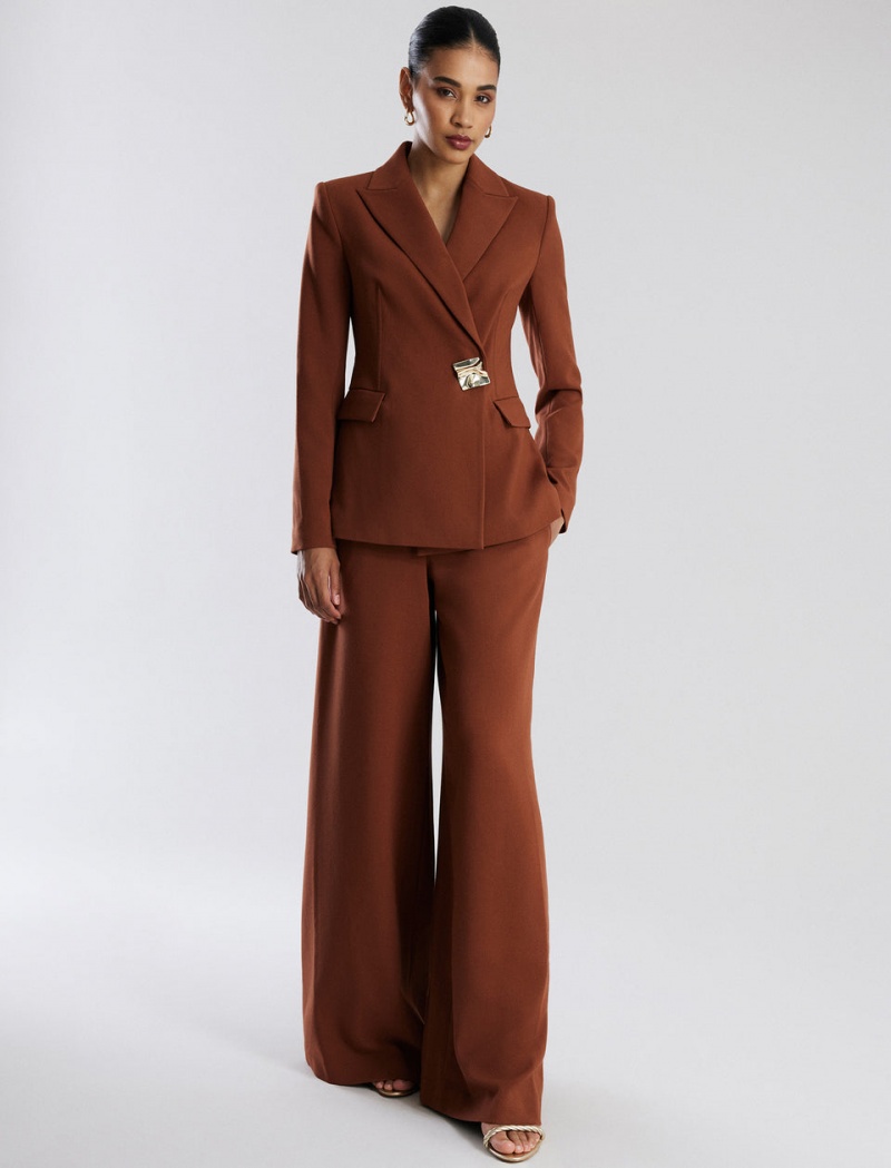 BCBGMAXAZRIA Izara Signature Blazer Kahverengi | INP17704