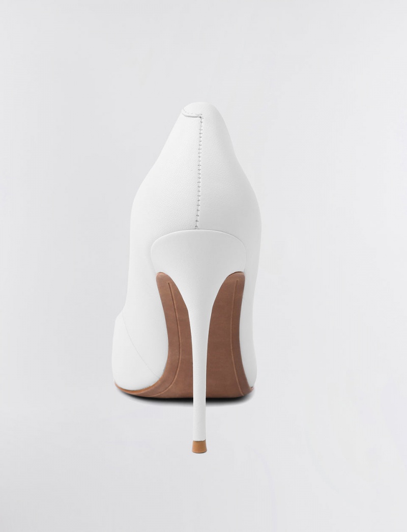 BCBGMAXAZRIA Nova Heel Stiletto Beyaz | ZHX78885