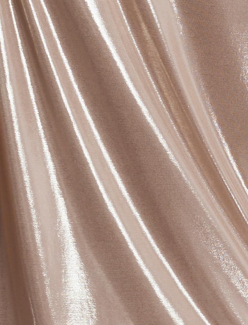 BCBGMAXAZRIA Soren Draped Kısa Elbise Kahverengi | JHR35854