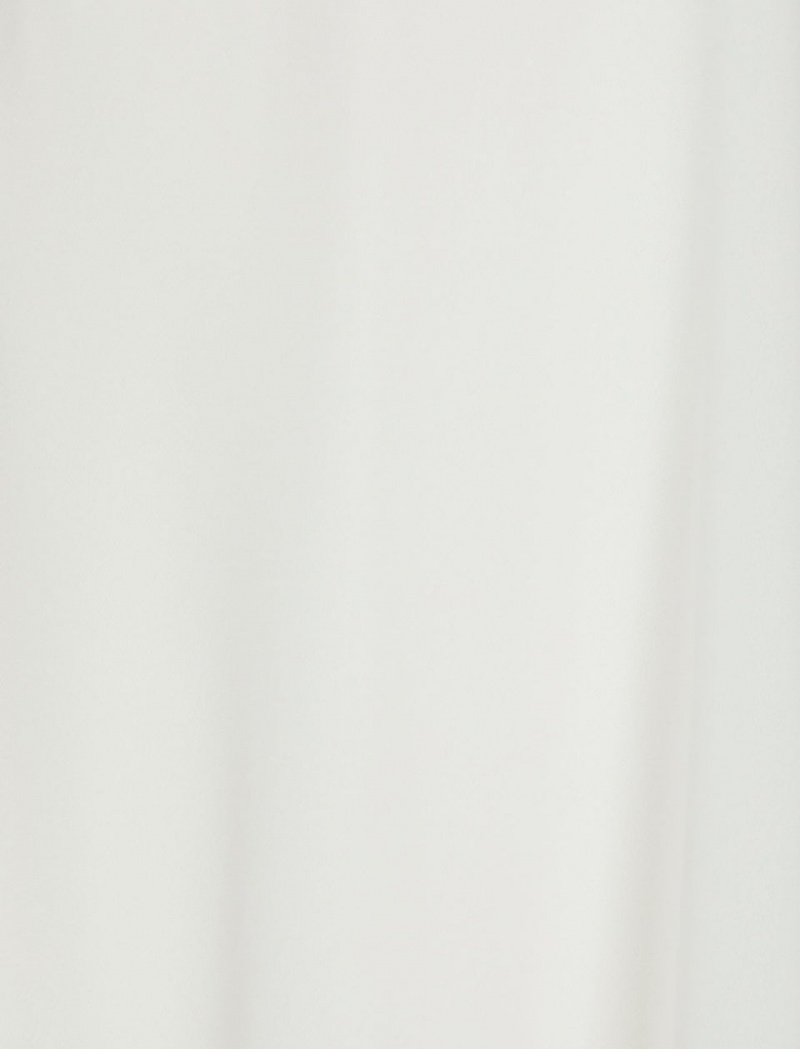 BCBGMAXAZRIA Spaga Draped Kısa Elbise Beyaz | UWV58287