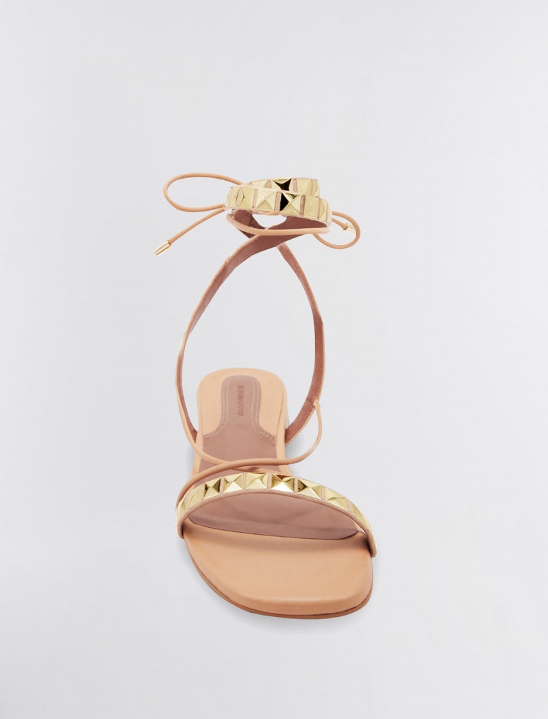 BCBGMAXAZRIA Tabbi Askısı Sandalet Altın | UDZ77521
