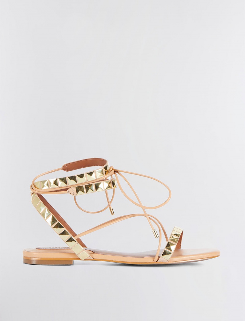 BCBGMAXAZRIA Tabbi Askısı Sandalet Altın | UDZ77521